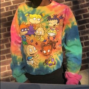 Tie dye Rugrat sweater🌈